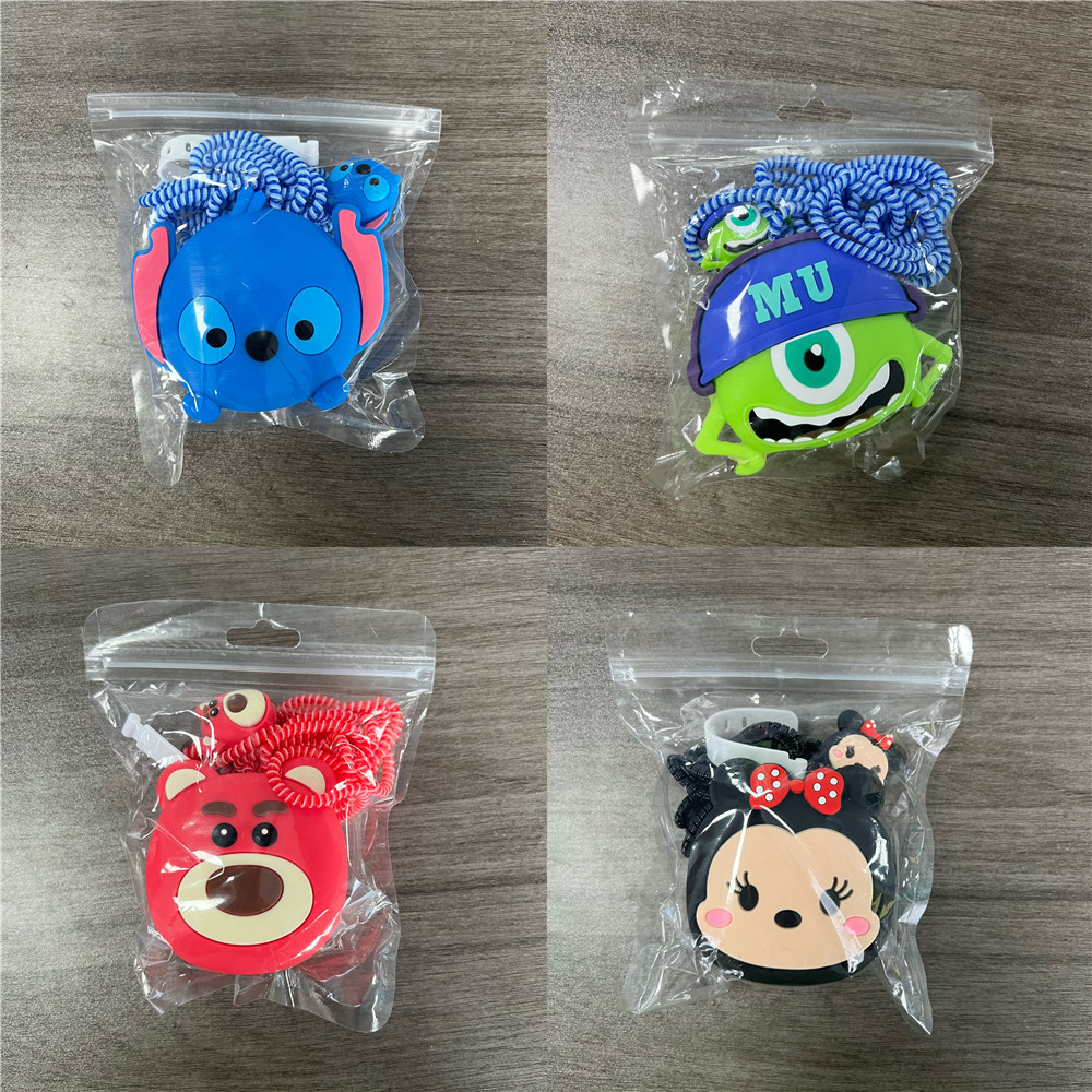 Phone Cases Uk - 4Pcs/Set Cute 3D Cartoon Cable Protector