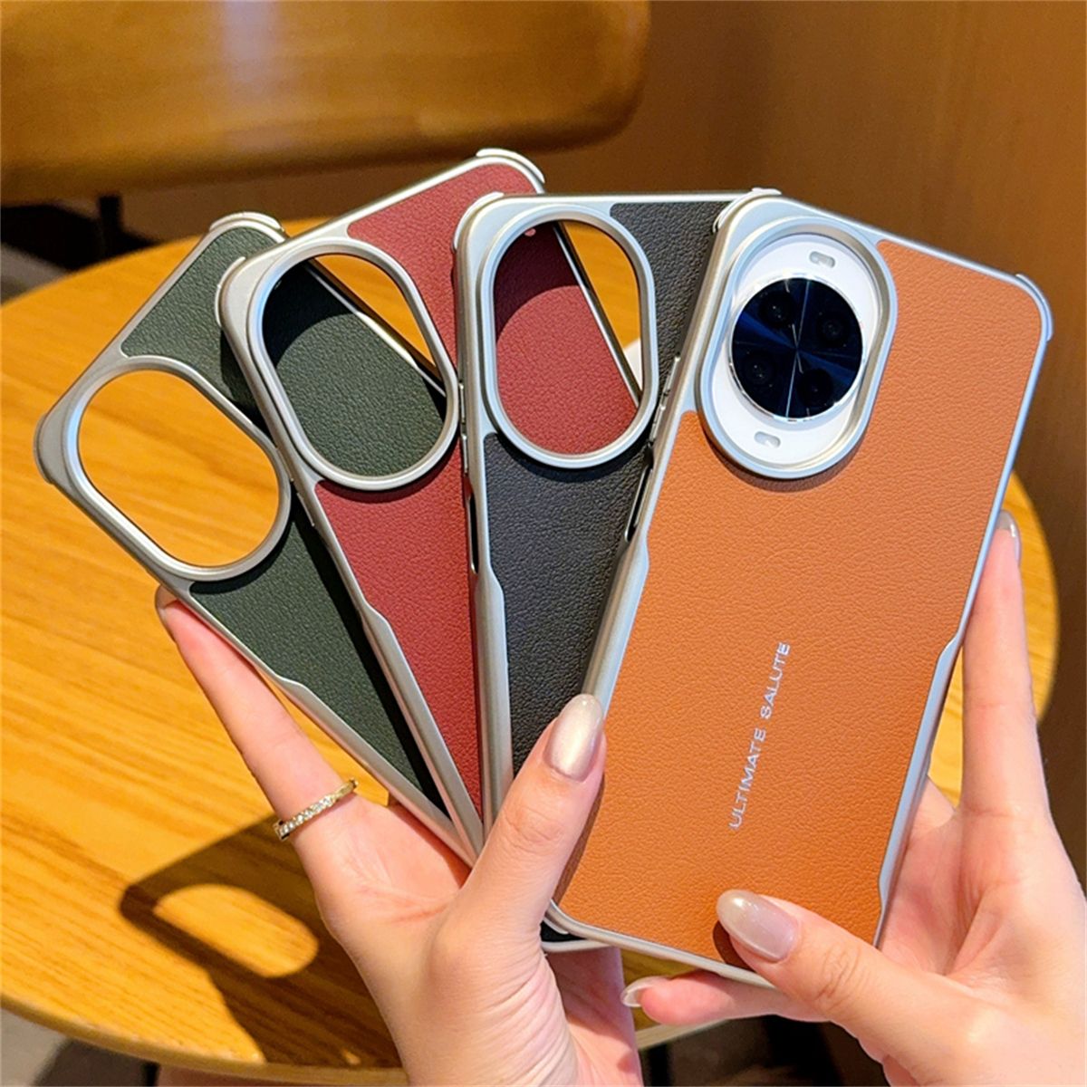 Ring Stand Case - Electroplating Magnetic Case For Huawei Nova