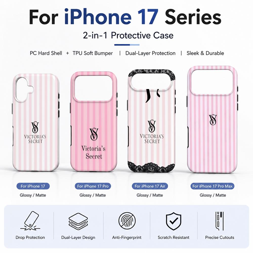 Phone Cases For Iphone 16 - Cool V-Victoria's Secret Phone Case Film
