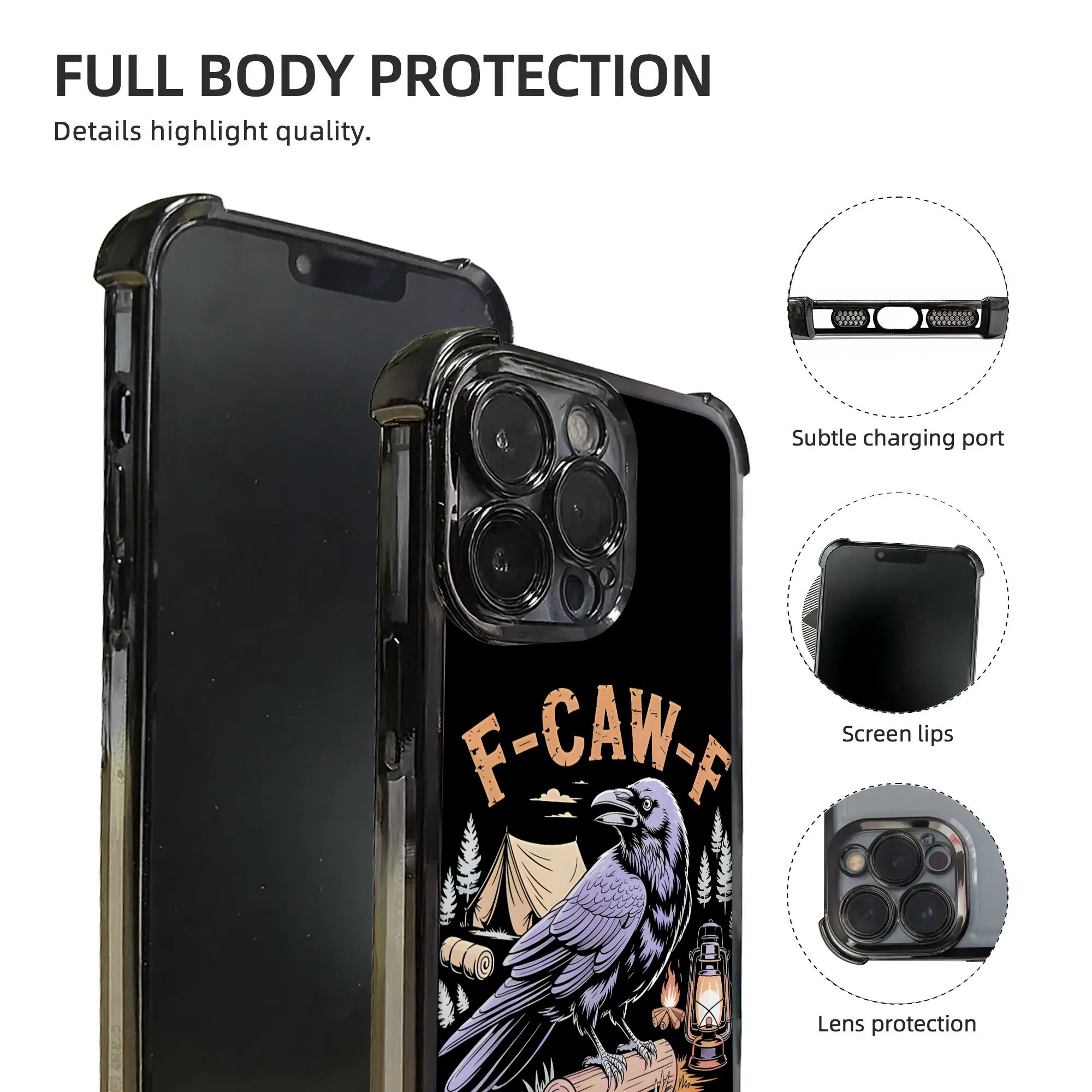 Funny Raven F CAW F I'm Campin - đánh giá và giá Phone Cases Funny