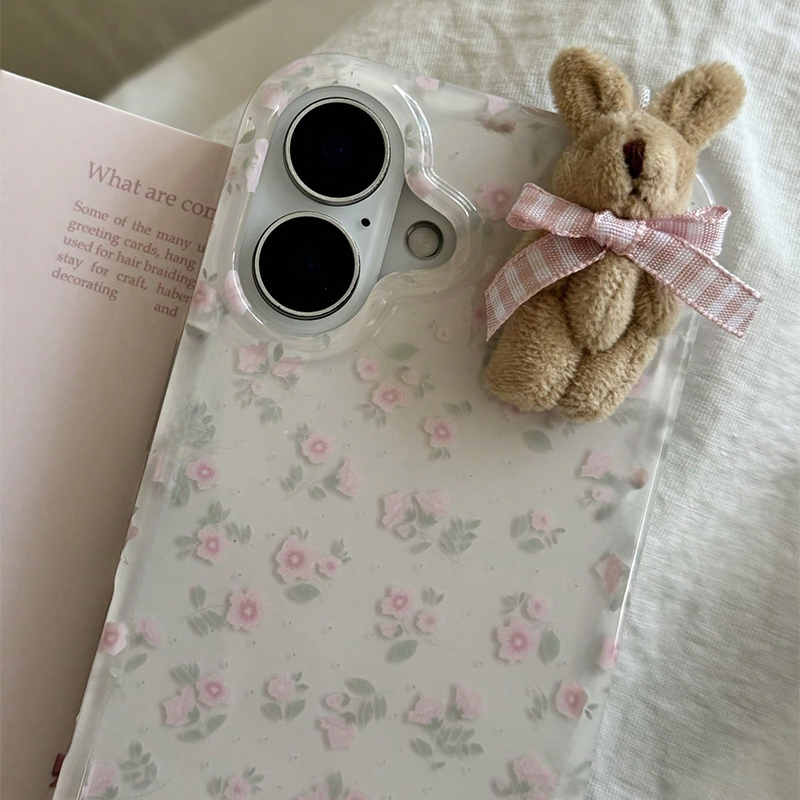 3D Lattice Bow Brown Rabbit Fl - đánh giá và giá Phone Cases Pinterest