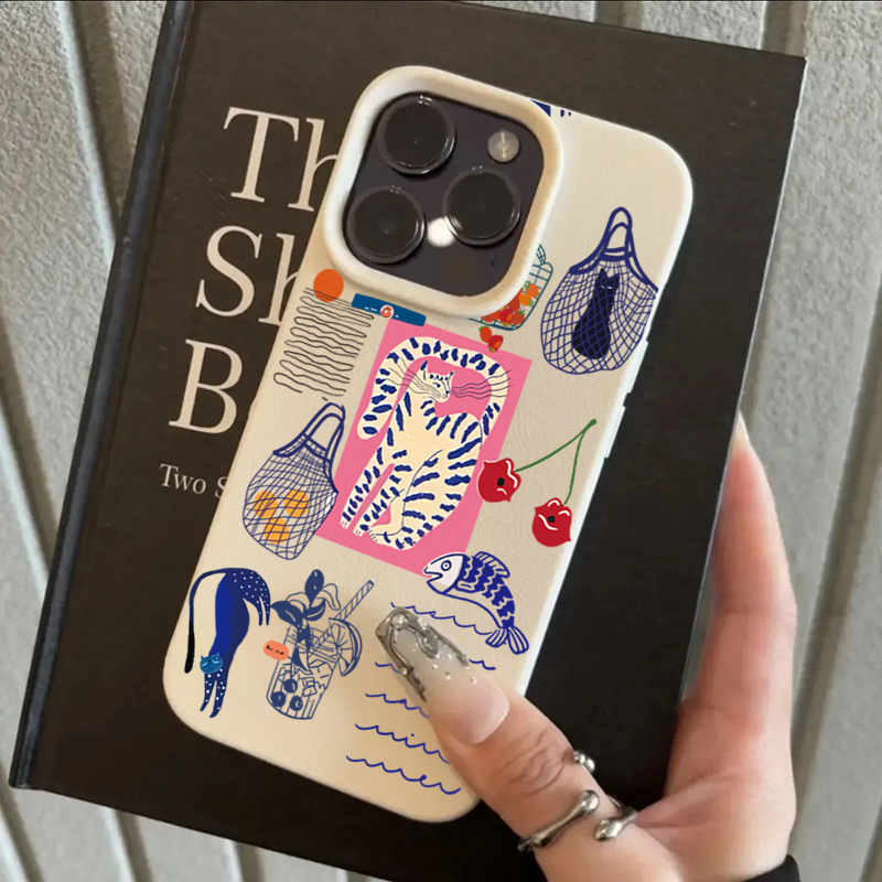 Cute Cherry Cat Print Phone Ca - đánh giá và giá Phone Cases Cherry