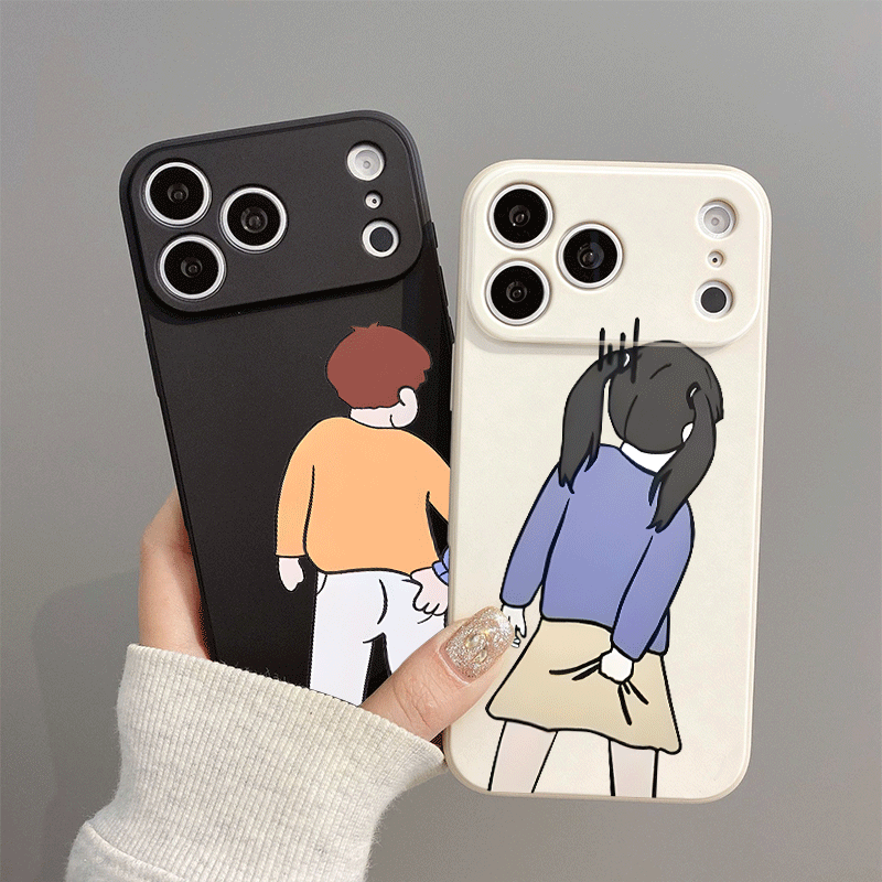 Funny Cute Boy and Girl Couple - đánh giá và giá Phone Cases Xr Boys