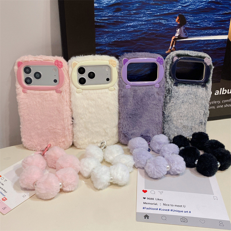 Luxury Solid Colors Furry Plus - đánh giá và giá Phone Cases For Iphone 16