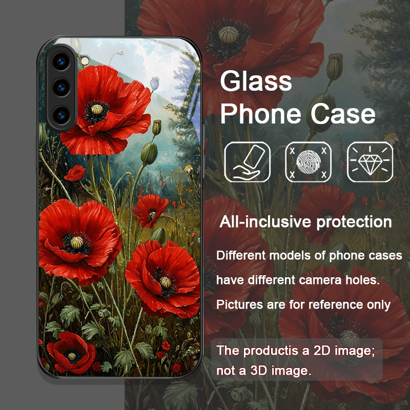 Retro Poppy Flower Bloom Hot R - đánh giá và giá Phone Cases Samsung