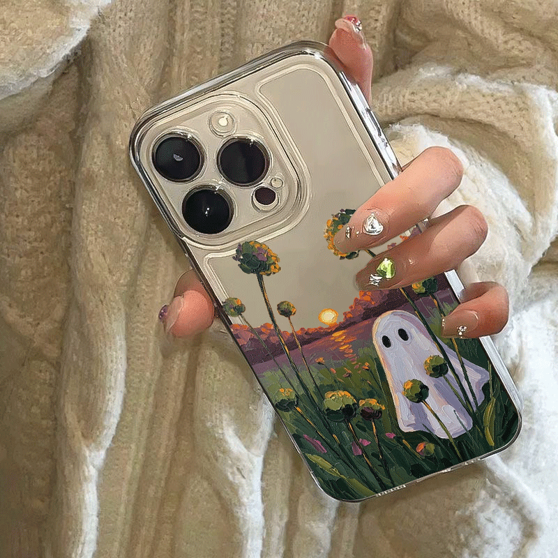 Funny Cute Ghost Pattern Phone - đánh giá và giá Phone Cases Funny