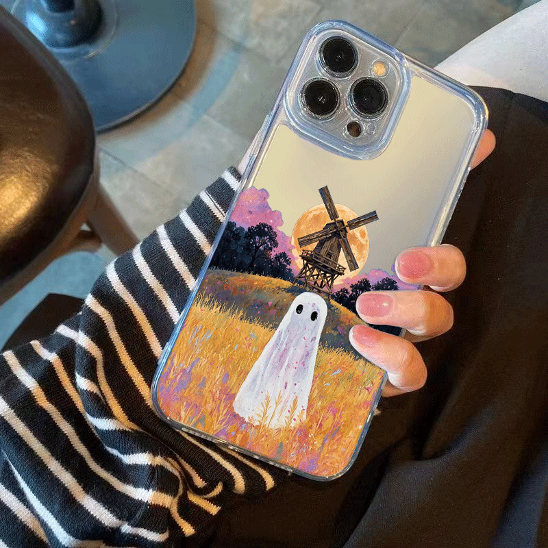 Funny Cute Ghost Pattern Phone - đánh giá và giá Phone Cases Funny