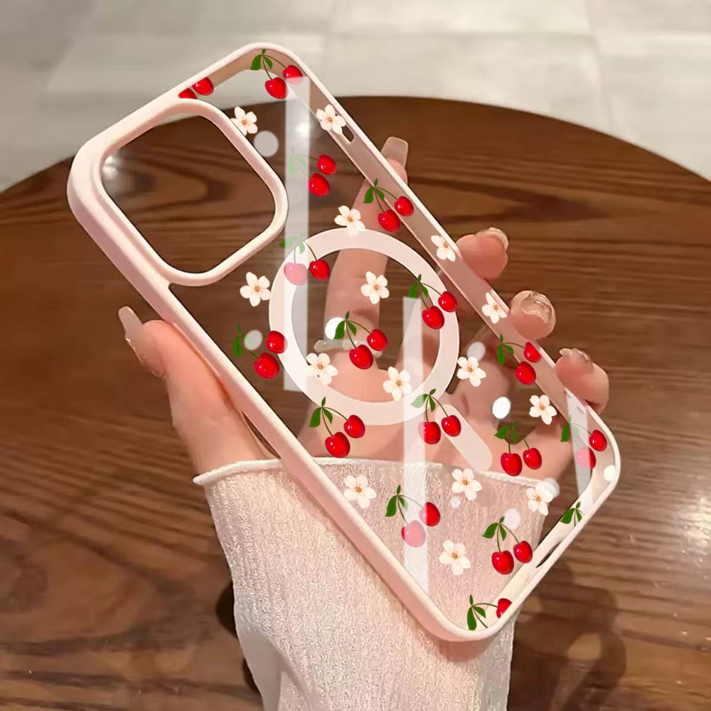 Cute Cherry Fruit Clear Case F - đánh giá và giá Phone Cases Cherry
