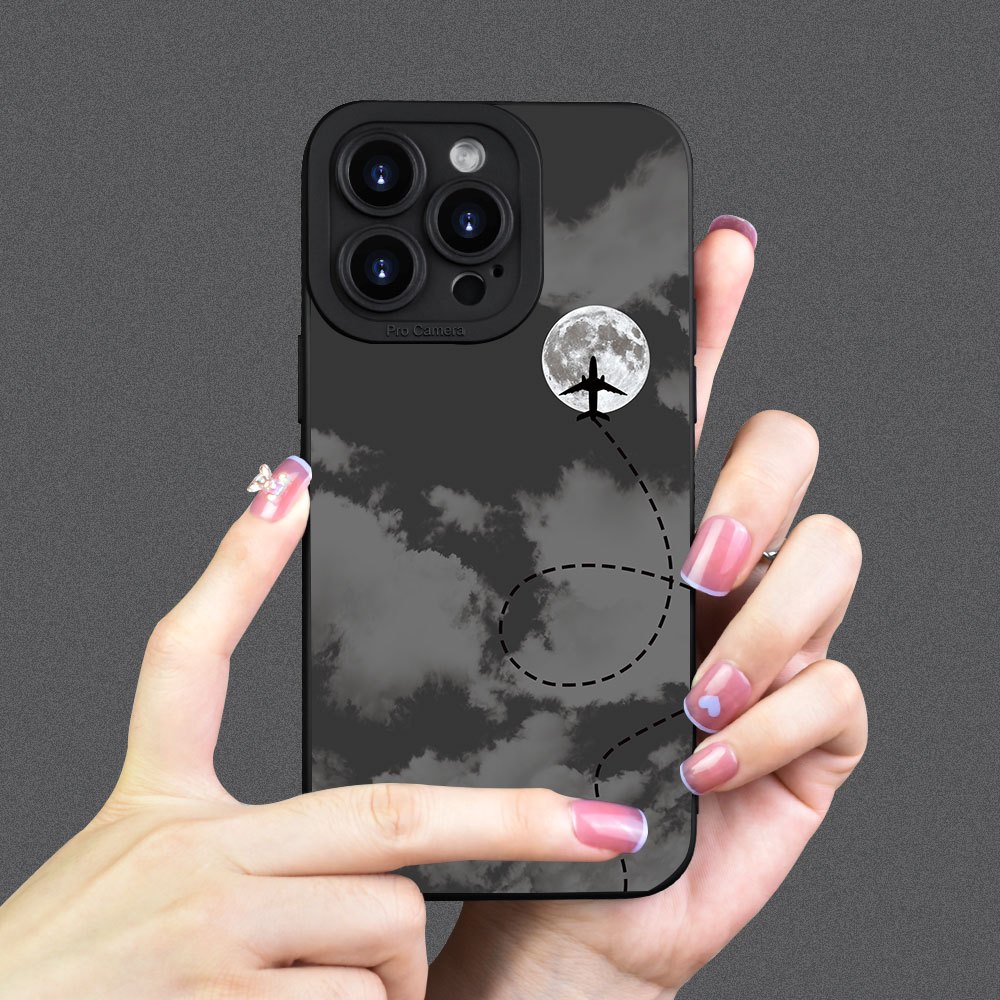 Night Sky Airplane Cartoon Cre - đánh giá và giá Phone Cases Funny