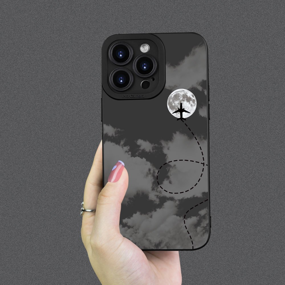 Night Sky Airplane Cartoon Cre - đánh giá và giá Phone Cases Funny
